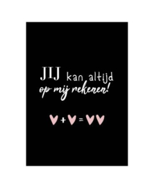 Voordeelset | 5 wenskaarten | Lief kaartje
