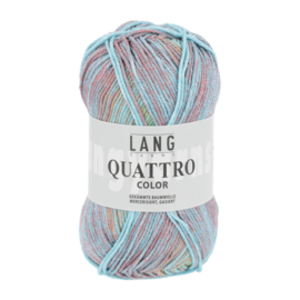 Lang Yarns Quattro Color | 812.0054 | Green/lilac