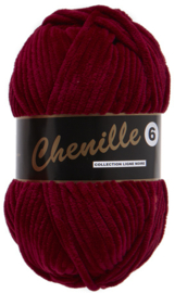 Lammy Yarns Chenille 6 | 042 Donker rood