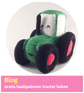 Gratis haakpatroon tractor haken trekker