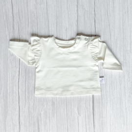 Prematuur Ruffle Longsleeve Ecru
