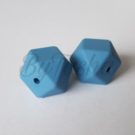 Hexagon 17mm - Donker Grijsblauw