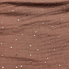 Swaddle Golden Studs Kastanje