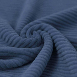 Rib Fluweel - Donker Jeansblauw