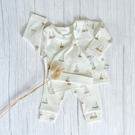 Cuffed Legging Rib Jersey Zeilbootjes