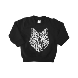 Sweater - Geometrische Wolf
