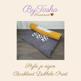 Style je eigen boxkleed Dubbele Print