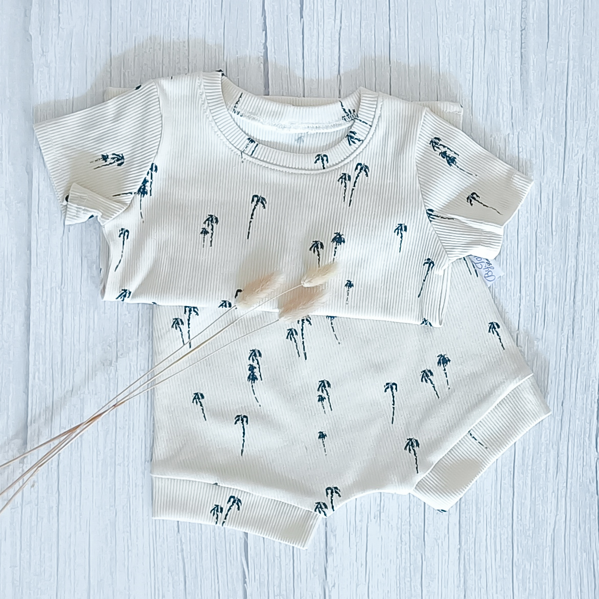 T-Shirt Rib Jersey Palmbomen