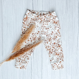 Skinny Legging Verfspetters Cognac