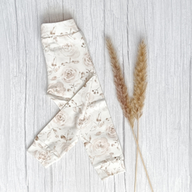 Cuffed Legging Rozen Beige