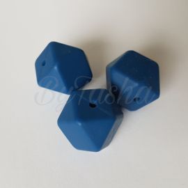 Hexagon 17mm - Jeansblauw