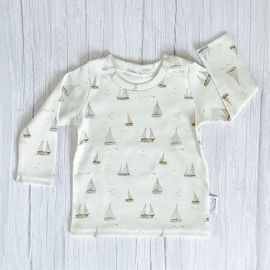 Longsleeve Rib Jersey Zeilbootjes
