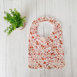 Slab Bloemen Roest/Klei/Badstof Ecru