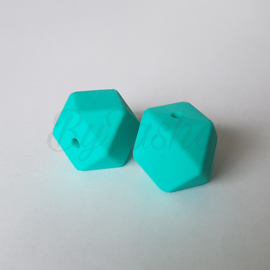Hexagon 17mm - Turquoise
