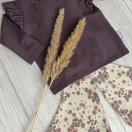 Flared Pants Pastelbloem
