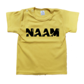 Shirt - Naam in Dino letters