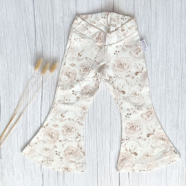 Flared Pants Rozen Beige