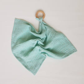 Knuffeldoek Golden Studs Mint