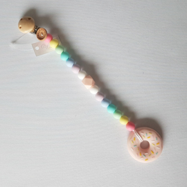 Speelkoord Pastel Regenboog / Donut Candyroze