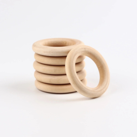 Beukenhouten ring 56mm