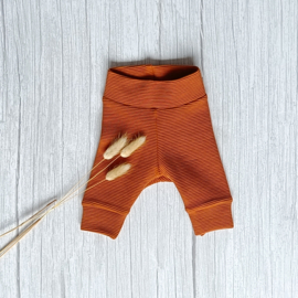 Prematuur Legging Ottoman Rib Cognac