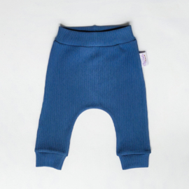 Harembroekje Ottoman Rib Donker Jeans