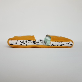 Luieretui Wafel Okergeel/Tricot Paint Splash
