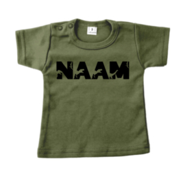 Shirt - Naam in Dino letters