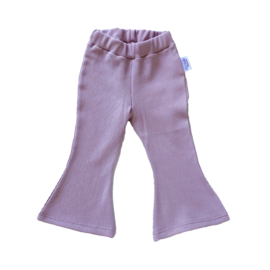 Flared Pants Rib Oudroze