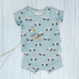 Shortie Rib Jersey Politieauto