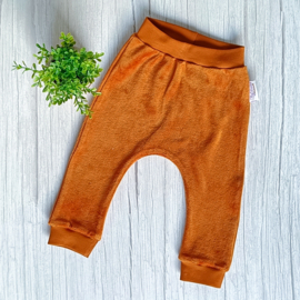 Harembroekje Velours Cognac