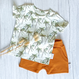 Jogger Short Wafel Cognac