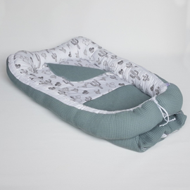 Babynestje Cactus Black/White/Wafel Donker Oudgroen