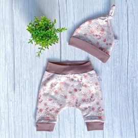 Newborn Setje Botanical Flower Pink