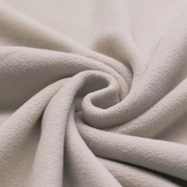 Katoen Fleece -  Licht Beige