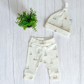 Cuffed Legging Rib Jersey Zeilbootjes
