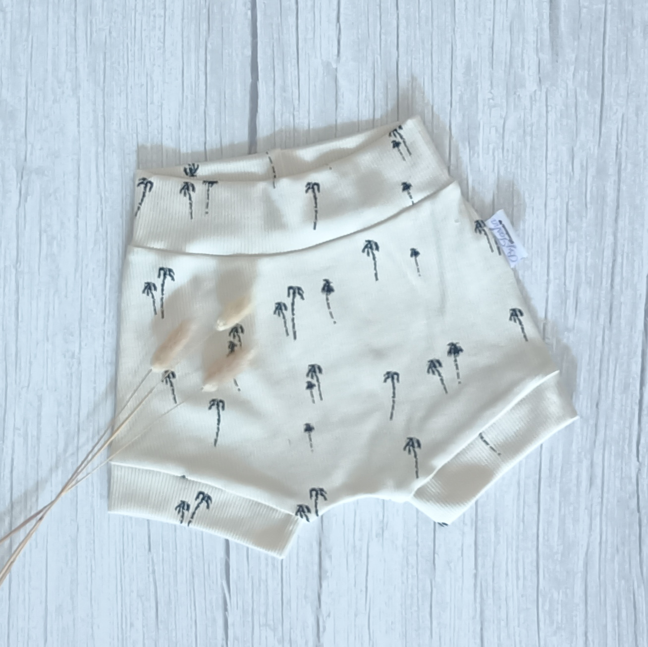 Shortie Rib Jersey Palmbomen