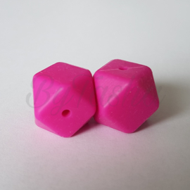 Hexagon 17mm - Fuchsia