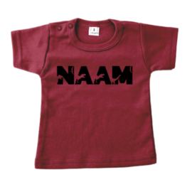 Shirt - Naam in Dino letters