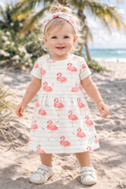 Twirl Dress Flamingo