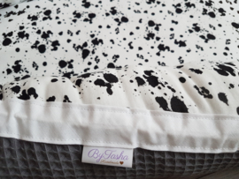 Babynestje Paint Splash/Wafel Donkergrijs