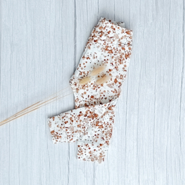 Skinny Legging Verfspetters Cognac