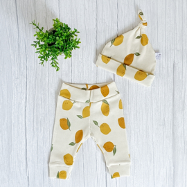 Cuffed Legging Rib Jersey Citroenen
