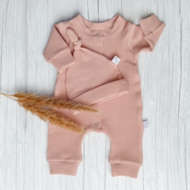 Boxpakje Ottoman Rib Nude Roze