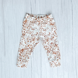 Skinny Legging Verfspetters Cognac