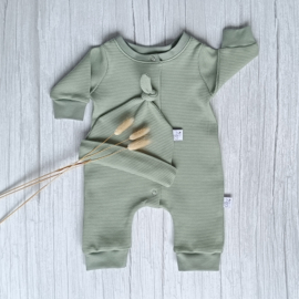 Boxpakje Wafeljersey Dusty Groen