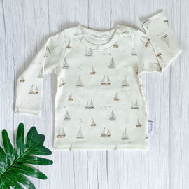 Longsleeve Rib Jersey Zeilbootjes