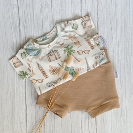 Shortie Ottoman Rib Zand