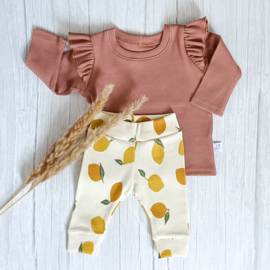 Cuffed Legging Rib Jersey Citroenen