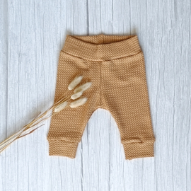 Cuffed Legging Wavy Camel